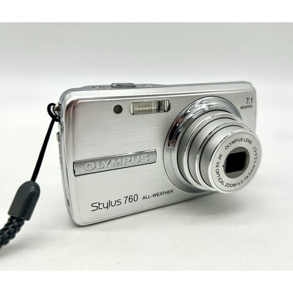 OLYMPUS Stylus 760 7.1 MP 3X Opt Zoom Digital Camera w/Battery & Charger Working - Picture 11 of 13
